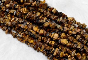 Perles de pierre œil de tigre non taillées de qualité supérieure, vente en gros, pierres naturelles de guérison pour la méditation et la création de bijoux - Product Image 3