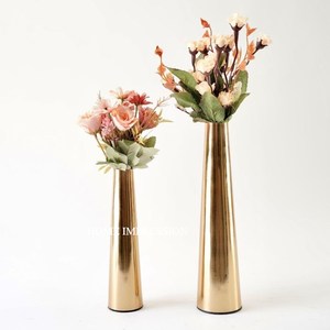 Floreros ecológicos de aluminio hechos a mano modernos para interior/exterior, decoración del hogar, eventos de boda, Mesa - Product Image 5