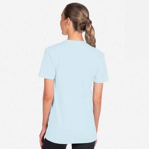 T-shirt pour homme 100% coton uni à manches courtes, col rond, coupe ample, séchage rapide, respirant - Product Image 4