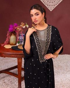 เอเชียอินเดีย paki ขายดีแบบดั้งเดิม shalwar kameez Kaftan ชุดแฟนซีสำหรับ Eid และงานแต่งงานผู้หญิงสไตล์ใหม่พร้อมที่จะสวมใส่ - Product Image 4