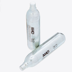 Cartucho de CO2 de Acero al Carbono Roscado de 12g AMO 56 Bar de Alta Presión para Herramientas de Inflado al Aire Libre, Suministro de Fábrica, Servicio OEM - Product Image 3