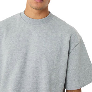 Fabricant de t-shirts personnalisés Think 250 Gsm à épaules tombantes, t-shirts de haute qualité à coupe ample et épaisse, t-shirts personnalisés avec logo - Product Image 3