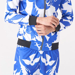 Último diseño personalizado hombres chándal Slim Fit Jogging traje personalizado su logotipo sublimación chándal - Product Image 5