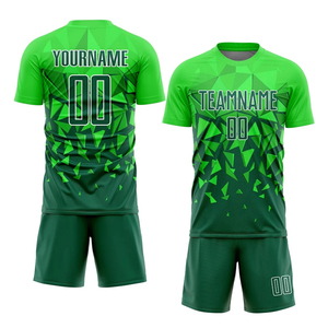 Wholesale Summer Soccer Jersey Shorts Uniform 2026 Custom Team <b>Name</b> Number Front Premium Digital Print 100% Polyester Quick Dry - Product Image 4