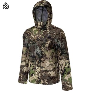 Best Selling Thermal Lined Hunting Hoodies Zipper Insulated Hunting Gear Windbreaker Plus <b>Size</b> Men's <b>Jackets</b> OEM Service - Product Image 3