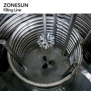 ماكينة ملء وتغطية مرشح تجميد لخلط العطور بزجاجة من الزجاج السائل 15 زجاجة أوتوماتيكية بالكامل ZONESUN - Product Image 2