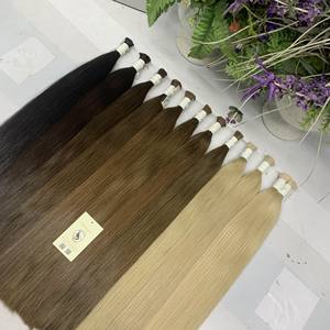 Hautement recommandé un donneur vierges vietnamiennes cuticule alignée droite soyeuse douce en vrac extensions de cheveux vague haut cheveux humains - Product Image 3