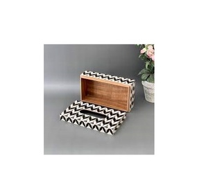 High Quality Latest Design Wood and Bone Inlay <b>Box</b> High Polished for Restaurant Hotel Table Ware <b>Tissue</b> Paper Bone Inlay <b>Holder</b> - Product Image 1