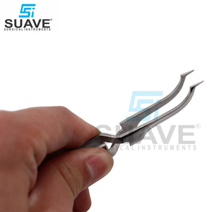 Gancho dentado dental Fórceps de dentista Pinzas en ángulo dentado Juego de pinzas de apósito de pico por SUAVE INSTRUMENTS - Product Image 6