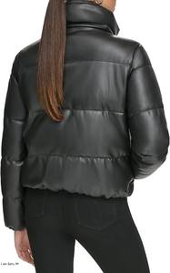 Abrigo acolchado ligero con capucha y cremallera personalizado para hombre, chaqueta de invierno acolchada con burbujas de alta calidad en tela de lona - Product Image 5