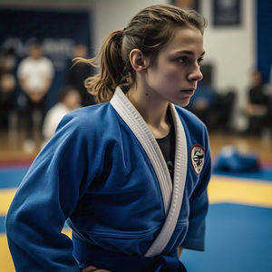 เครื่องแบบคาราเต้วัสดุสีทึบชุดฝึกซ้อมมวยชุดยูโดออกแบบได้ตามน้ำหนักเครื่องแบบคาราเต้คุณภาพสูง - Product Image 2