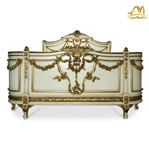 Camas de Madera de Estilo Clásico de Lujo, Tamaño King, con Diseño de Lujo, Hechas de Madera Maciza, Muebles de Hotel - Product Image 3