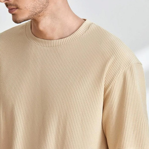 T-shirts pour hommes Coton biologique vierge personnalisé Respirant 100% coton T-shirts pour hommes T-shirts pour hommes de haute qualité - Product Image 5