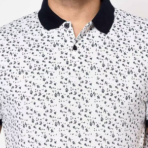 Men's Embroidered Printed Oxford Fabric for <b>Shirt</b> Custom Short Sleeve Golf Casual Sportswear OEM ODM Team Builder - Product Image 5