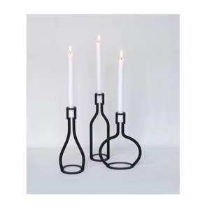 Candélabre en métal fait à la main, finition dorée, décoratif d'intérieur, écologique, durable, pour anniversaire, Noël, Pâques, éclairage domestique - Product Image 3