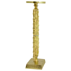 Tall <b>Square</b> Metal Floor <b>Candle</b> Holder for Modern Home & Hotel Decor Christmas Storage Made in India - Product Image 3