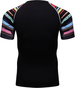 Vente en gros de protège-éruptions cutanées à séchage rapide chemises de natation de surf à manches courtes de compression - Product Image 3