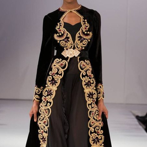 NEWLY---STYLISH de noche para fiesta, vestido embellecedor de cuentas de cristal hermosas, trabajo de piedra de cristal para fiesta/boda @ 2022 - Product Image 1