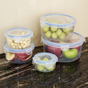 Nhựa <span class=keywords><strong>container</strong></span> thực phẩm đặt lò vi sóng và tủ đông an toàn nhà bếp nhựa thực phẩm lưu trữ <span class=keywords><strong>container</strong></span> bữa ăn chuẩn bị 5 cái <span class=keywords><strong>Stackable</strong></span> - Product Image 6