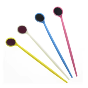 Hot Selling 2025 Dental Instrument Denmax Assorted Colour Mouth <b>Mirror</b> - Single Sided Autoclavable.. - Product Image 1