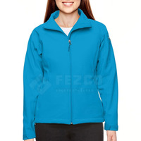 Veste coupe-vent en softshell tricotée légère pour femmes, avec col à capuche, respirante et à séchage rapide, en nylon pour l'hiver