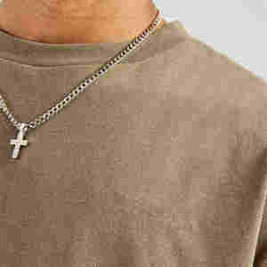 Venta al por mayor de alta calidad 100% algodón lavado con ácido camiseta de peso pesado hombres personalizado en blanco piedra lavado Vintage recortada camiseta - Product Image 3