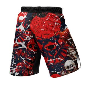 Shorts MMA personnalisés écologiques imprimés en tissu polyester recyclé, processus de sublimation durable, séchage rapide, durables, unisexes - Product Image 2