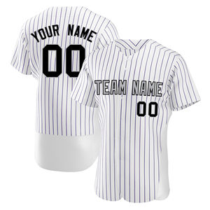 Maillots de baseball de meilleure qualité pour hommes maillots de softball respirants en gros avec impression de nom d'équipe personnalisée ensembles grande taille - Product Image 1