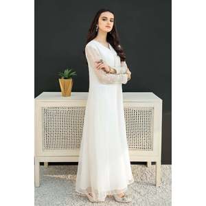 Ensemble en Chiffon Brodé pour Femmes PR-557 - Product Image 5