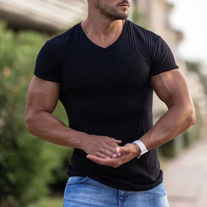 Camiseta de Nuevo Estilo, Diseño Casual Deportivo, Corte Regular, Largo Regular, Camiseta de Marca, 100% Algodón, Secado Rápido, Ecológica - Product Image 5