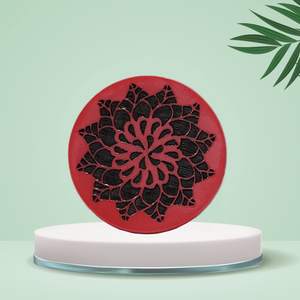 ZAM IMPEX, recién llegado, calidad Premium, grabado Floral, Naranja, Negro, resina, Striker para Carrom, juego de mesa a precio mayorista - Product Image 3