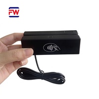 MSR98RF 2'si 1 Arada Manyetik Şerit ve RFID 13.56MHz NFC (M1/ISO14443-A/Mifare) Mini Kart Okuyucu