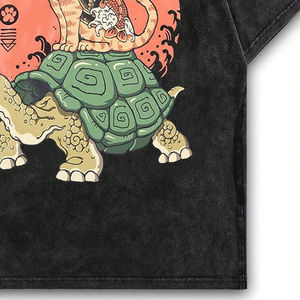 Camisa estampada DTF para hombre, impresión digital audaz a todo color, Algodón ligero, perfecto gimnasio, Calle y atuendo informal - Product Image 6