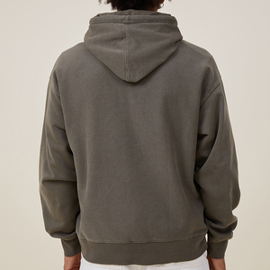 Sweat-shirts à capuche oversize pour hommes sweats à capuche en éponge française à épaules tombantes sweat à capuche personnalisé imprimé bouffée pour hommes - Product Image 2