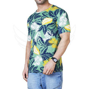 เสื้อยืดคอกลมแขนสั้นสำหรับผู้ชายเสื้อยืดพิมพ์ซับลิเมชันมาใหม่สำหรับฤดูร้อน - Product Image 1