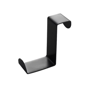 Heavy Duty Reversible Door Hook Hanger Over-the-Door Stainless Steel Hooks Eco-Friendly Multifunction for Clothes <b>Towel</b> Kitchen - Product Image 5