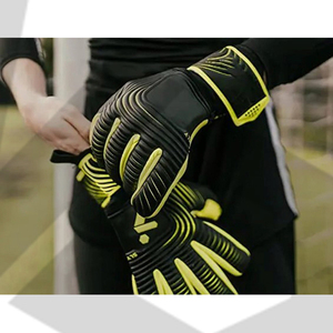 Gants de Football respirants et durables de haute qualité, gants de gardien de but, gants de réception de Football à impression professionnelle - Product Image 6