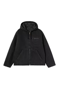 Hot Sale Coated Woven Twill Mechanic Insulated Breathable Waterproof Windproof <b>Stand</b> Collar Custom Men <b>Work</b> Jacket - Product Image 3