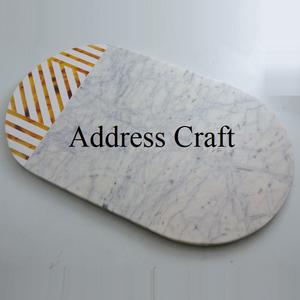 Tabla de cortar de queso de Venta caliente, logotipo personalizado, bloques de cortar de mármol y resina, utensilios de cocina, nuevo estilo, plato de tabla de queso de mármol - Product Image 6