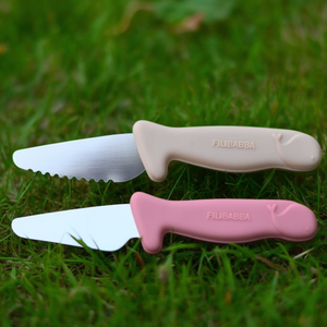 FILIBABBA W-<b>Grey</b>&Rose 2PA Kindermesser Baby & Kids <b>Dining</b> Product - Product Image 3