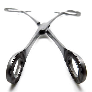 Fórceps de sujeción de esponja de acero inoxidable Fórceps de sujeción de esponja al por mayor de alta calidad para un solo uso - Product Image 5