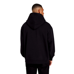 Sudadera con capucha de terciopelo de 380 GSM con logotipo de impresión Digital de color personalizado, jersey de ajuste regular, técnica bordada sólida para otoño - Product Image 6