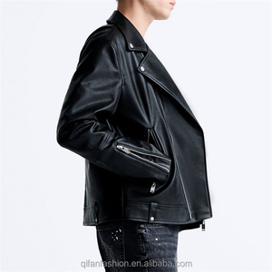 Veste en cuir pour homme de haute qualité de meilleur fournisseur de différentes tailles vente directe d'usine Veste en cuir pour homme - Product Image 4