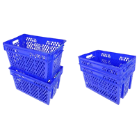 DPK61 Caisses en plastique pliables Assiettes et bols portables