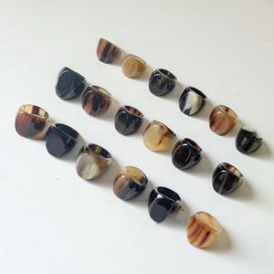 Buffalo Horn <b>Ring</b> Polished Party Ware Jewelry for Wedding Anniversary Hot Sale Color Natural Horn - Product Image 6