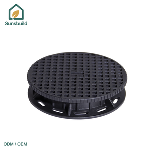 Sunsbuild Plastic <b>Deck</b> Joist <b>Support</b> Pedestals Heavy Duty <b>Adjustable</b> Pedestal System for Outdoor Decking and Landscaping Project - Product Image 3