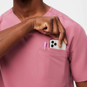 Uniformes Quirúrgicos para Hombre, de Algodón Transpirable, Personalizables, de Alta Calidad, Ropa Médica para Hospital - Product Image 3