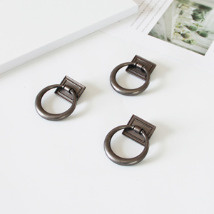 Tiradores de Anillo de Aleación de Zinc, Bronce Antiguo, para Cómodas, Tiradores Contemporáneos para Muebles, Armarios y Puertas, Duraderos - Product Image 1