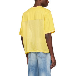 Camiseta deportiva de fabricante con logotipo impreso personalizado para hombre, camiseta de poliéster, ropa de calle de malla gráfica de gran tamaño, camiseta con número de camiseta - Product Image 3