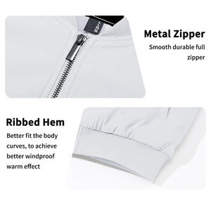 Blouson aviateur imperméable pour hommes et femmes avec options de logo personnalisé Doublure épaisse et protection durable contre le froid - Product Image 2